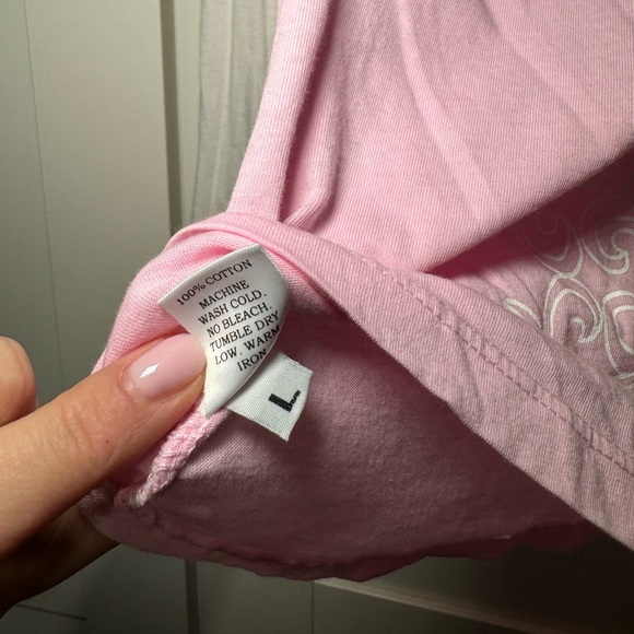 CHROME HEARTS VINTAGE LONG SLEEVE SIZE L PINK - Picture 7 of 7